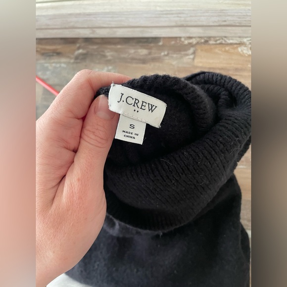 JCrew Black turtleneck sweater dress - Picture 2 of 3